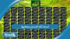 أسماء الله الحسنى ومعانيها