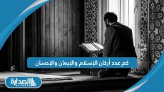 كم عدد أركان الإسلام والإيمان والإحسان