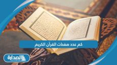 كم عدد صفحات القرآن الكريم