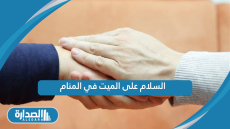 السلام على الميت في المنام